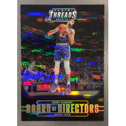 RUDY GOBERT 2018-19 PANINI THREADS PREMIUM BLACK 1/1