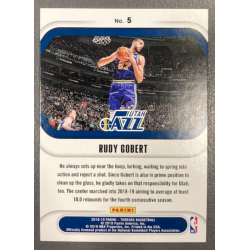 RUDY GOBERT 2018-19 PANINI THREADS PREMIUM BLACK 1/1
