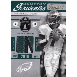 MICHAEL VICK 2011 PANINI TIMELESS TREASURES GAMEDAY SOUVENIRS PRIME PATCH 25/25