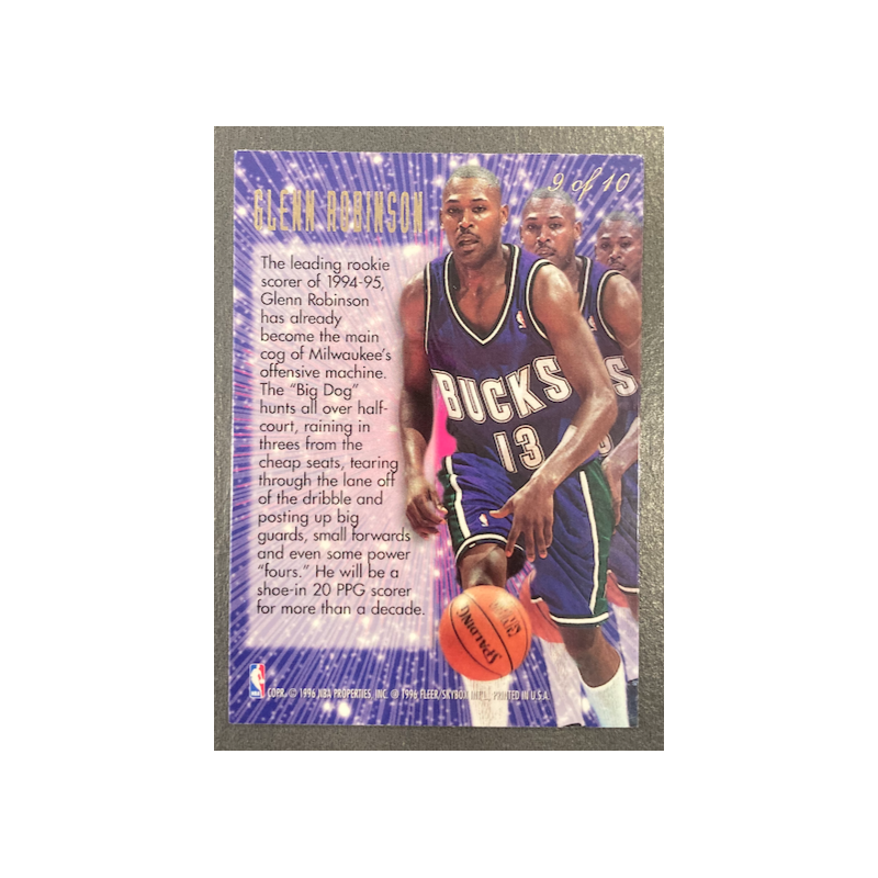 GLENN ROBINSON 1995-96 FLAIR NEW HEIGHTS 9