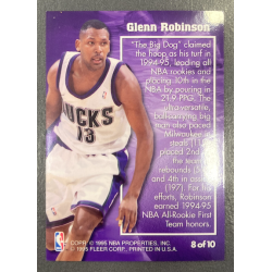 GLENN ROBINSON 1995-96 FLEER METAL MOLTEN METAL M8