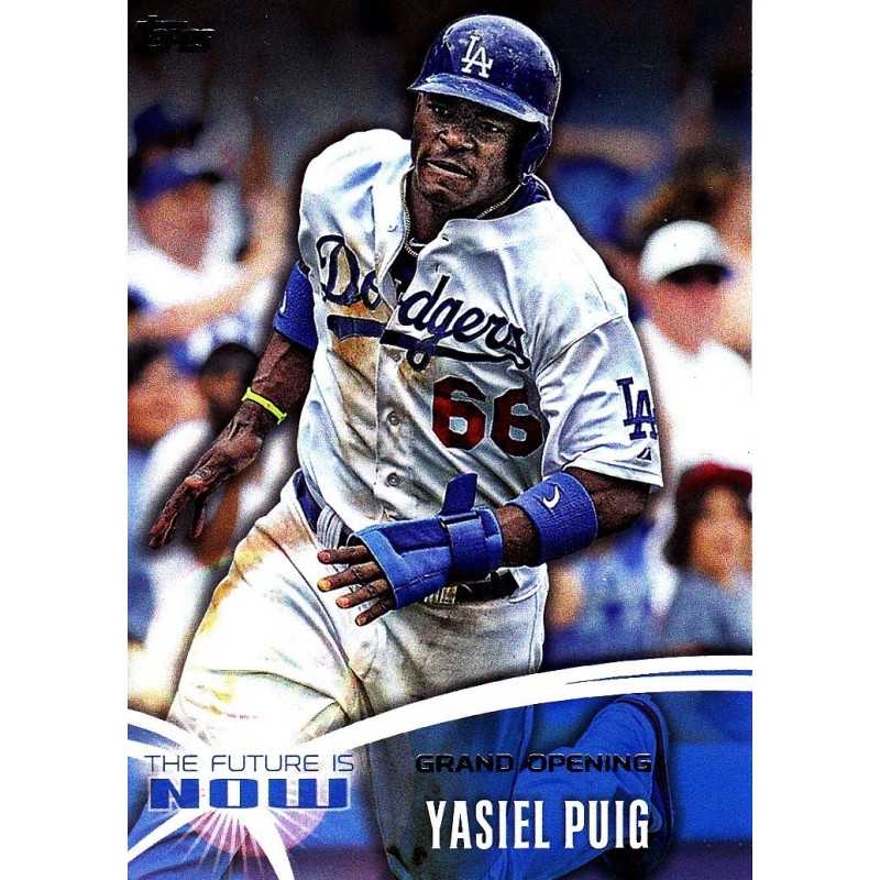 YASIEL PUIG 2014 TOPPS " THE FUTURE IS NOW "