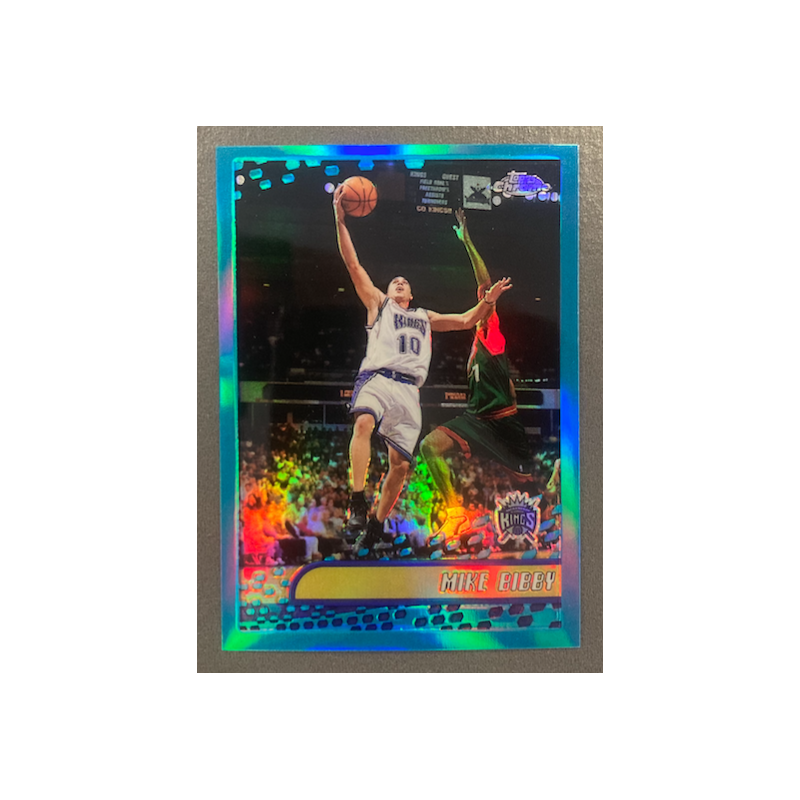 MIKE BIBBY 2001-02 TOPPS CHROME REFRACTOR 91