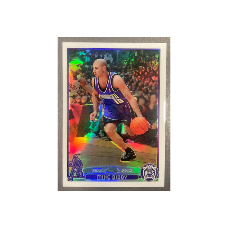 MIKE BIBBY 2003-04 TOPPS CHROME REFRACTOR 10