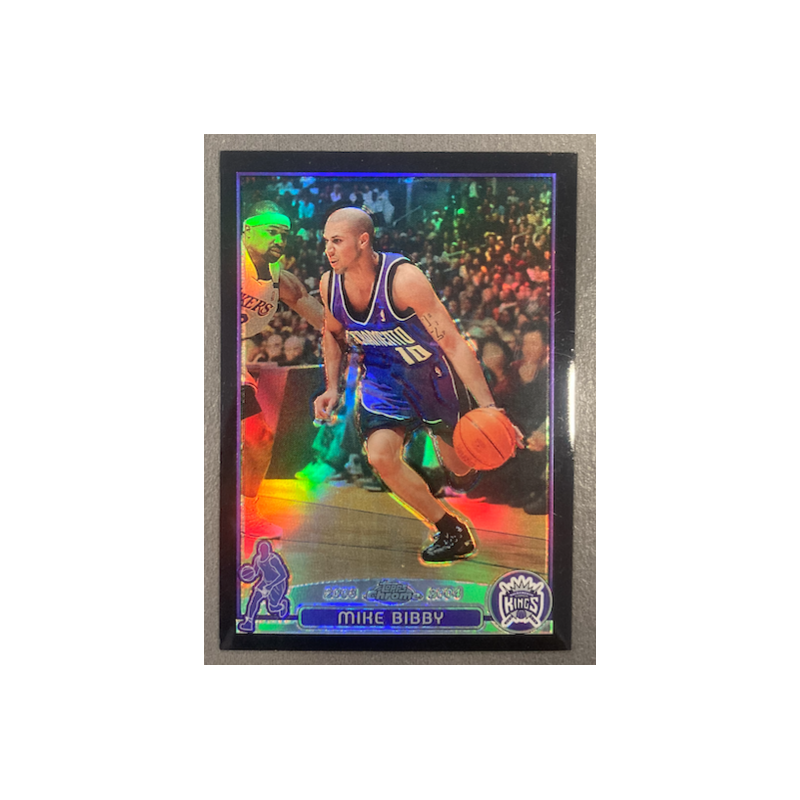 MIKE BIBBY 2003-04 TOPPS CHROME BLACK REFRACTOR 491/500