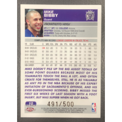 MIKE BIBBY 2003-04 TOPPS CHROME BLACK REFRACTOR 491/500