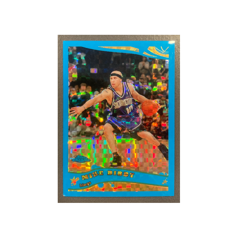 MIKE BIBBY 2005-06 TOPPS CHROME X-FRACTOR BLUE 88/90 - EX CONDITION