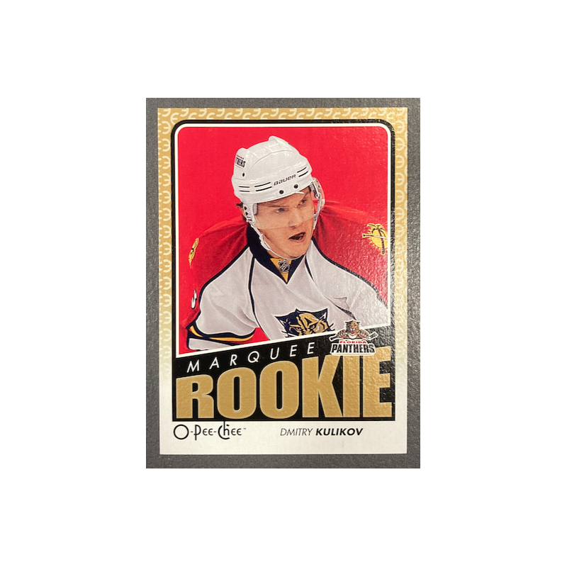 DMITRY KULIKOV 2009-10 O-PEE-CHEE MARQUEE ROOKIE