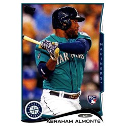 ABRAHAM ALMONTE 2014 TOPPS ROOKIE