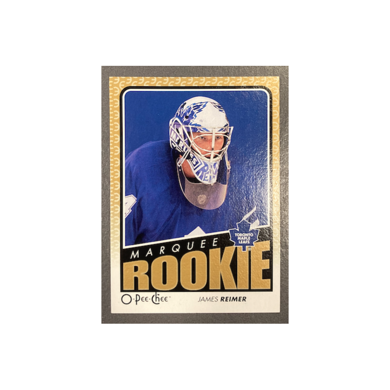 JAMES REIMER 2009-10 O-PEE-CHEE MARQUEE ROOKIE