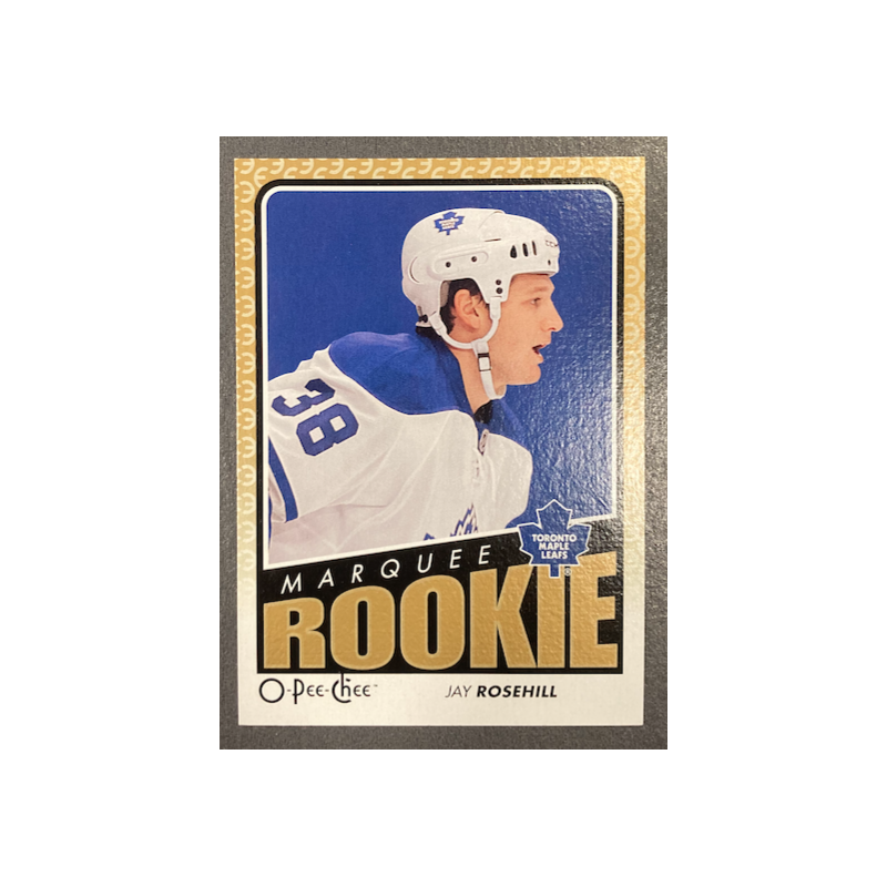 JAY ROSEHILL 2009-10 O-PEE-CHEE MARQUEE ROOKIE