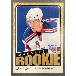 BOBBY SANGUINETTI 2009-10 O-PEE-CHEE MARQUEE ROOKIE