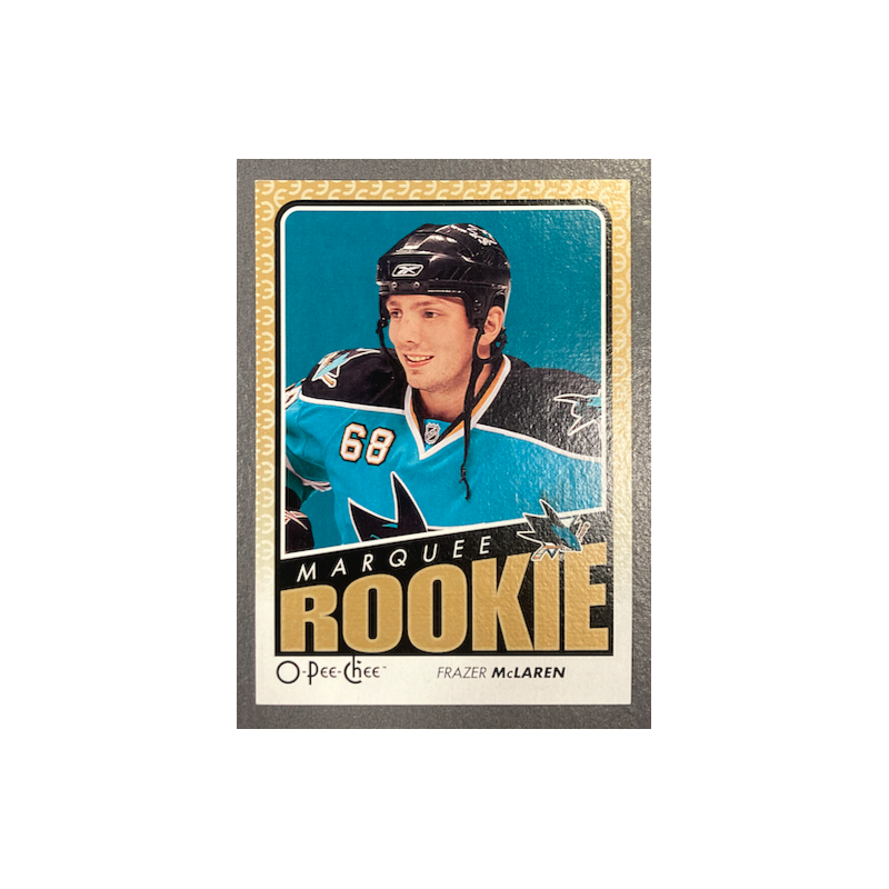 FRAZER MCLAREN 2009-10 O-PEE-CHEE MARQUEE ROOKIE