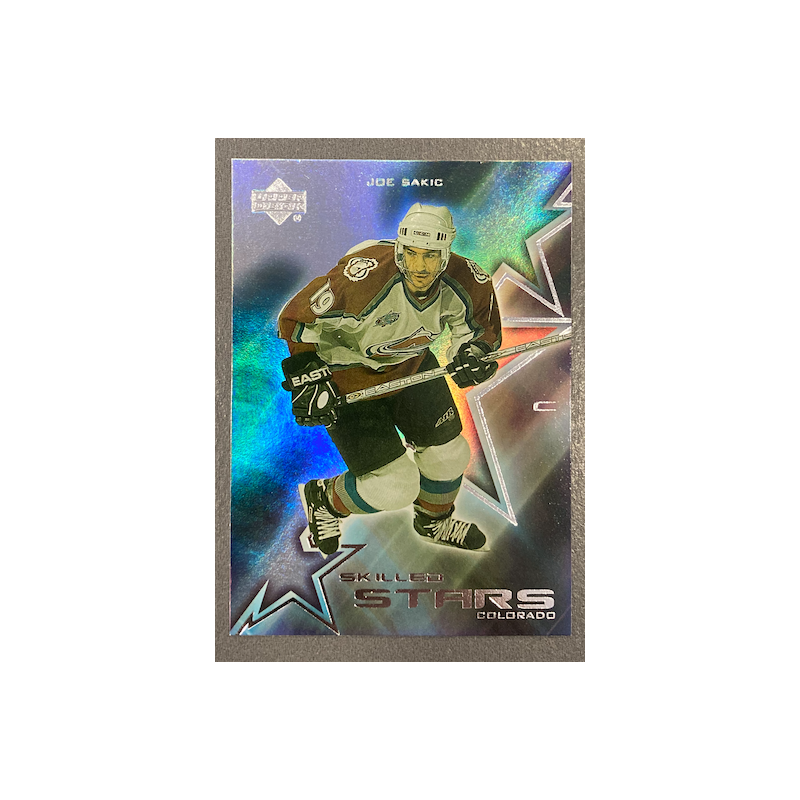 JOE SAKIC 2001 UPPER DECK SKILLED STARS SS13