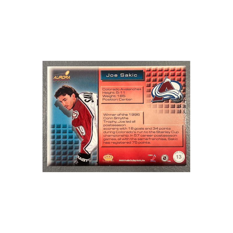 JOE SAKIC 1998 PACIFIC AURORA CHAMPIONSHIP FEVER 13