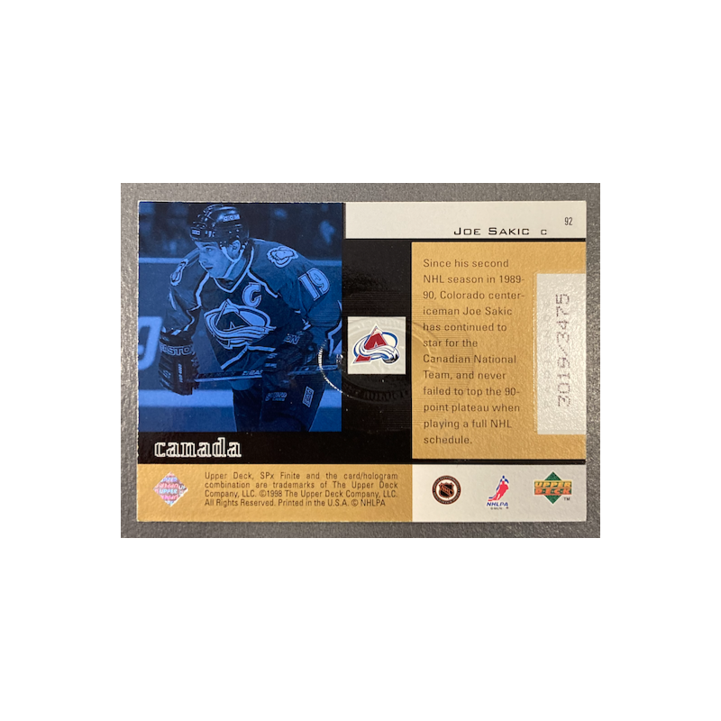 JOE SAKIC 1998 SPX FINITE RADIANCE 3019/3475