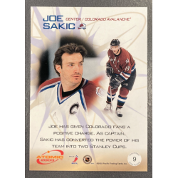 JOE SAKIC 2003 PACIFIC ATOMIC COLD FUSION 9