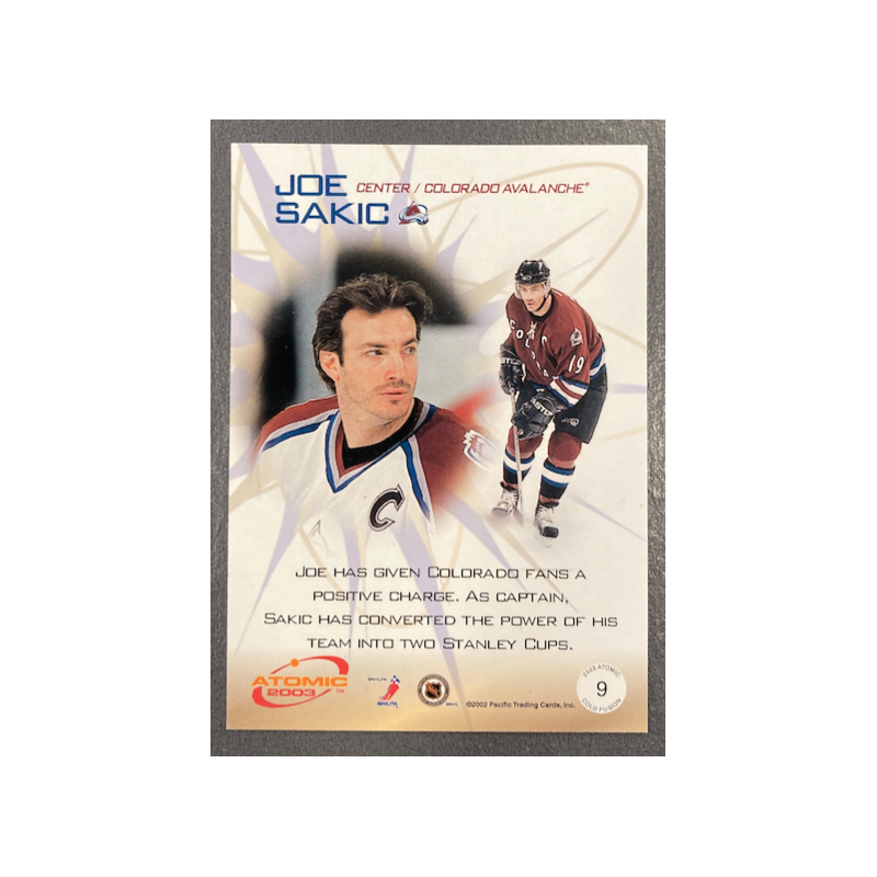 JOE SAKIC 2003 PACIFIC ATOMIC COLD FUSION 9