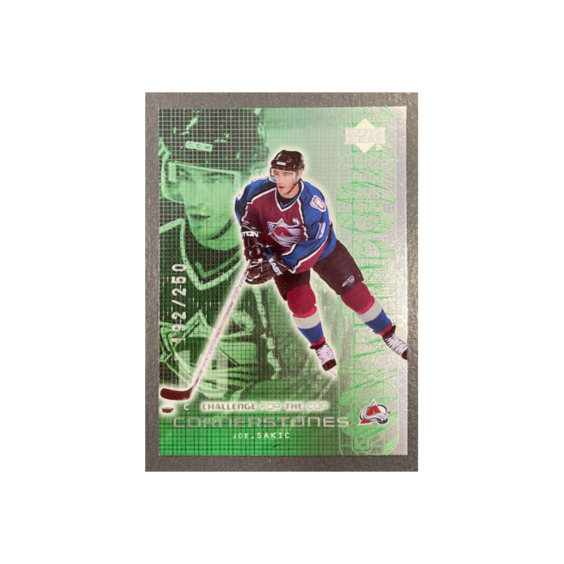 JOE SAKIC 2001 UPPER DECK CHALLENGE FOR THE CUP 192/250