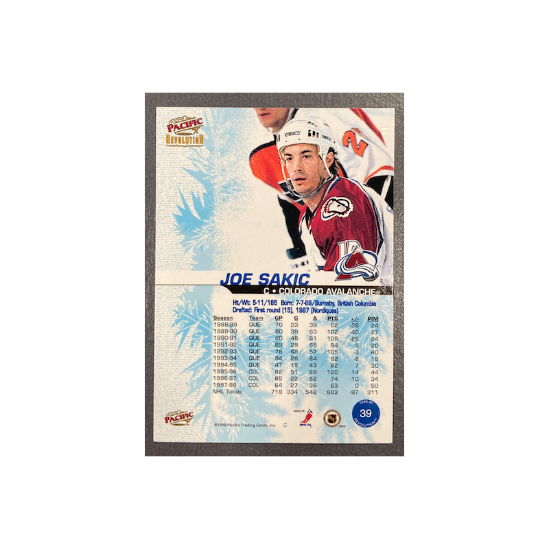 JOE SAKIC 1998 PACIFIC REVOLUTION 39 - EXMT CONDITION