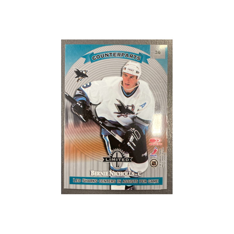 JOE SAKIC / BERNIE NICHOLLS 1997 DONRUSS LIMITED COUNTERPARTS 36