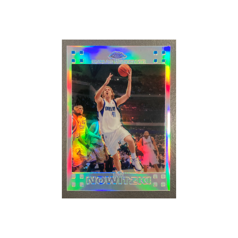 DIRK NOWITZKI 2007-08 TOPPS CHROME REFRACTOR 520/999