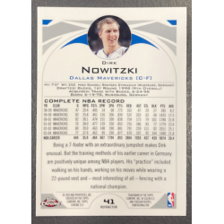 DIRK NOWITZKI 2004-05 TOPPS CHROME REFRACTOR 41