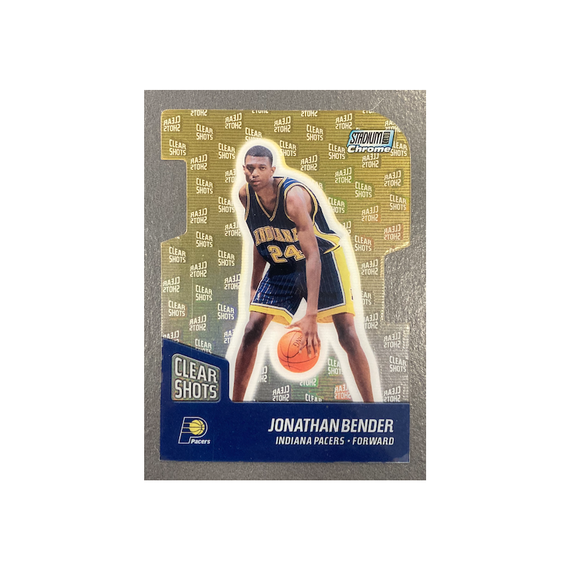 JONATHAN BENDER 1999-00 TOPPS STADIUM CLUB CLEAR SHOTS REFRACTOR CS10