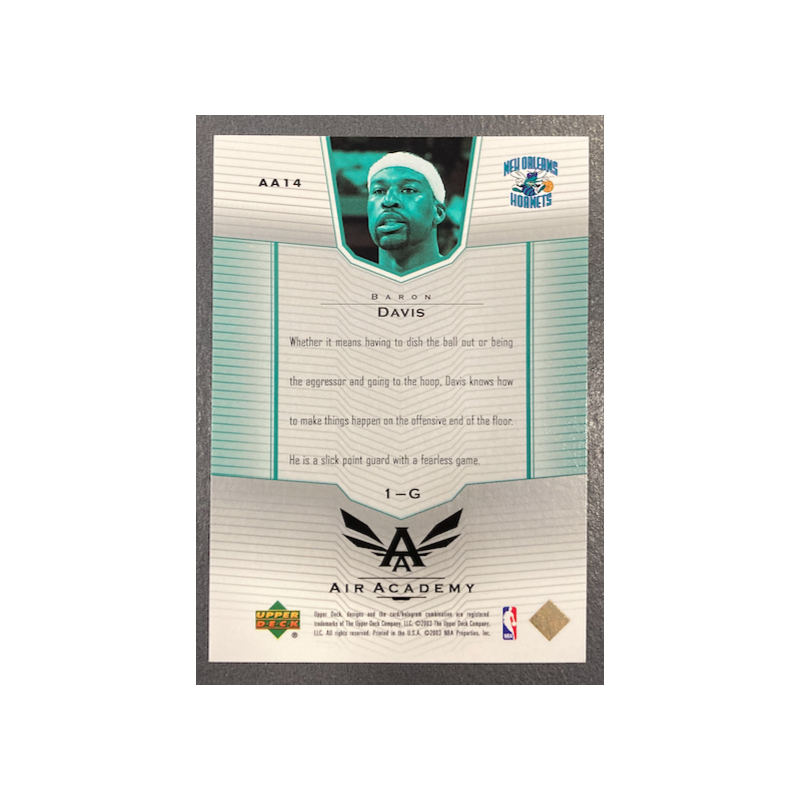 BARON DAVIS 2003-04 UPPER DECK AIR ACADEMY AA14