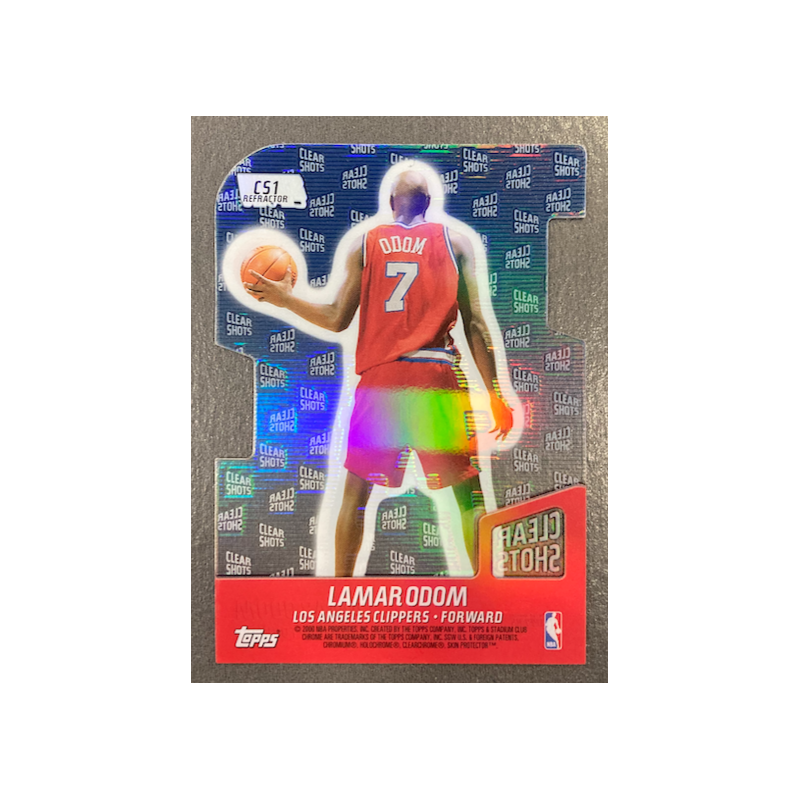 LAMAR ODOM 1999-00 TOPPS STADIUM CLUB CLEAR SHOTS REFRACTOR CS1