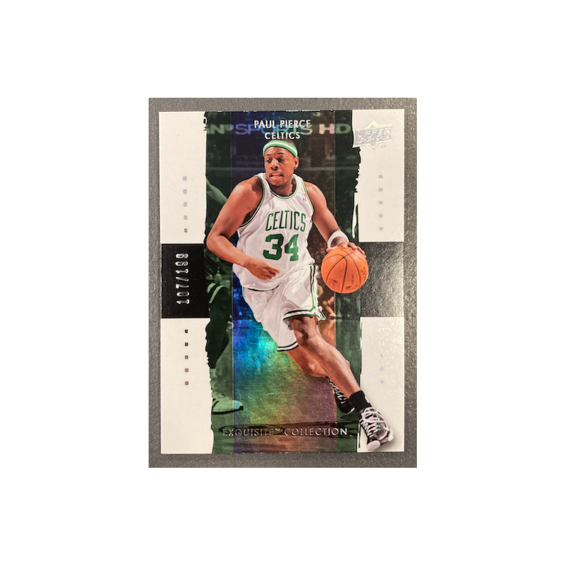 PAUL PIERCE 2009-10 UPPER DECK EXQUISITE COLLECTION 107/199