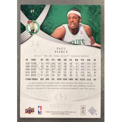 PAUL PIERCE 2007-08 UD EXQUISITE COLLECTION 29/225