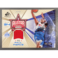 PAUL PIERCE 2006-07 UPPER DECK SP GAME USED ALL-STAR JERSEY 08/25