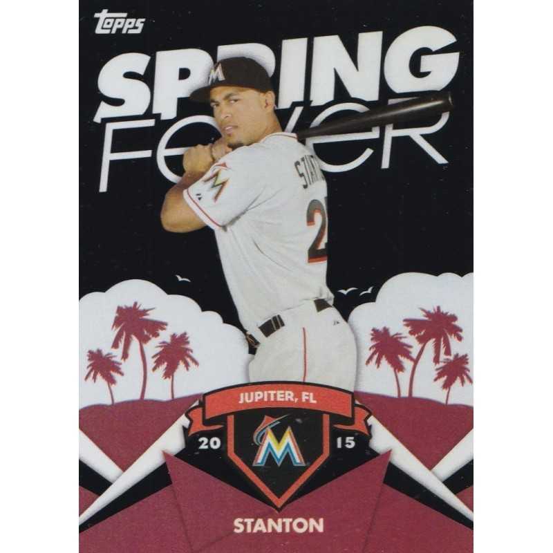 GIANCARLO STANTON 2015 TOPPS SPRING FEVER PROMO