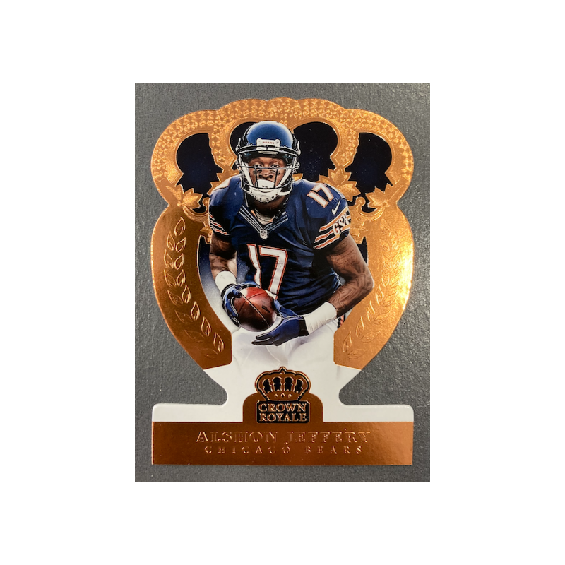 ALSHON JEFFERY 2014 PANINI CROWN ROYALE BRONZE