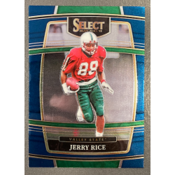 JERRY RICE 2022 PANINI SELECT DRAFT PICK BLUE CONCOURSE