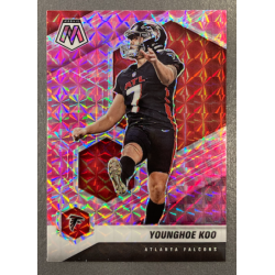 YOUNGHOE KOO 2021 PANINI MOSAIC PINK PRIZM