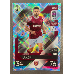 MANUEL LANZINI 2022-23 TOPPS MATCH ATTAX CRYSTAL - 59