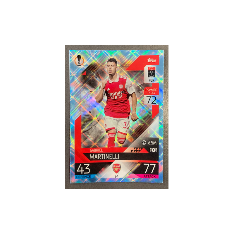 GABRIEL MARTINELLI 2022-23 TOPPS MATCH ATTAX CRYSTAL - 98