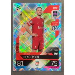 JORDAN HENDERSON 2022-23 TOPPS MATCH ATTAX CRYSTAL - 37