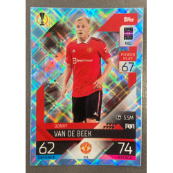 DONNY VAN DE BEEK 2022-23 TOPPS MATCH ATTAX CRYSTAL - 111