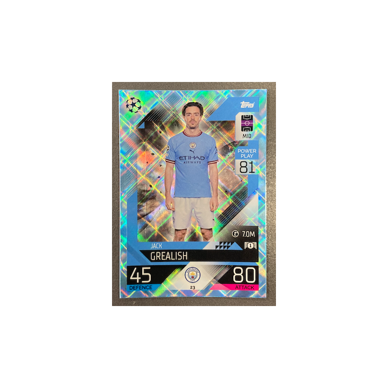 JACK GREALISH 2022-23 TOPPS MATCH ATTAX CRYSTAL - 23