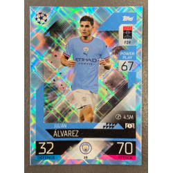 JULIAN ALVAREZ 2022-23 TOPPS MATCH ATTAX CRYSTAL - 26