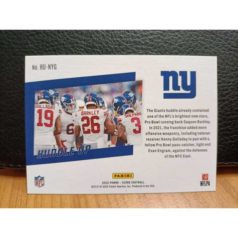 GIANTS 2022 PANINI SCORE HUDDLE UP