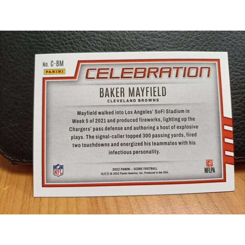 BAKER MAYFIELD 2022 PANINI SCORE CELEBRATION