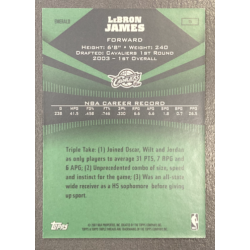 LEBRON JAMES 2006-07 TOPPS TRIPLE THREADS EMERALD 048/199