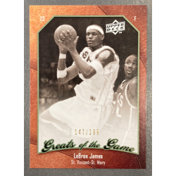 LEBRON JAMES 2009-10 UPPER DECK GREATS OF THE GAME 147/199