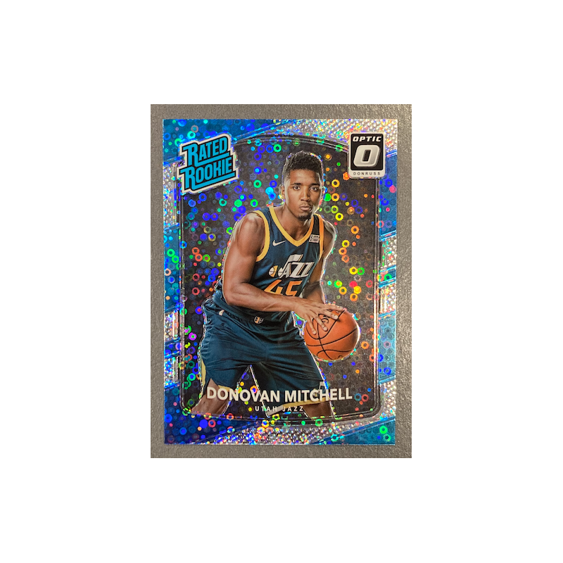 2017-18 DONOVAN MITCHELL Donruss Optic Fast Break Holo 188 RR