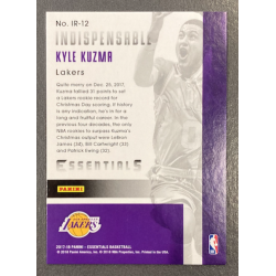 KYLE KUZMA 2017-18 PANINI ESSENTIALS INDISPENSABLE ROOKIES - 12