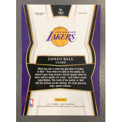 LONZO BALL 2017-18 SELECT PRIZM SCOPE ROOKIE - 161